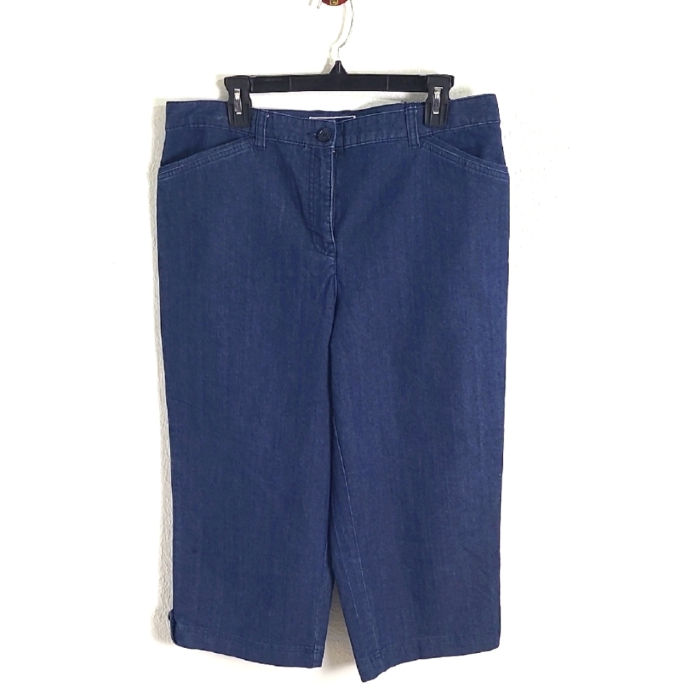 Karen Scott Bluejean Capris, Size 12